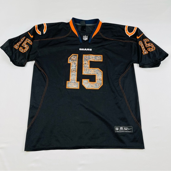BRANDON MARSHALL Chicago Bears #15 Nike Onfield  NFL Black Jersey Size: 52 - Picture 2 of 16